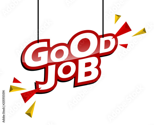 red and yellow tag good job