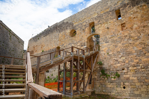 Aragonese Castle of Otranto in south part of Italy, Europe photo