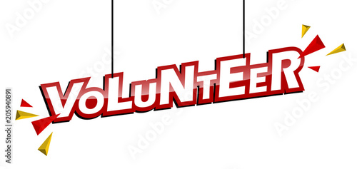 red and yellow tag volunteer