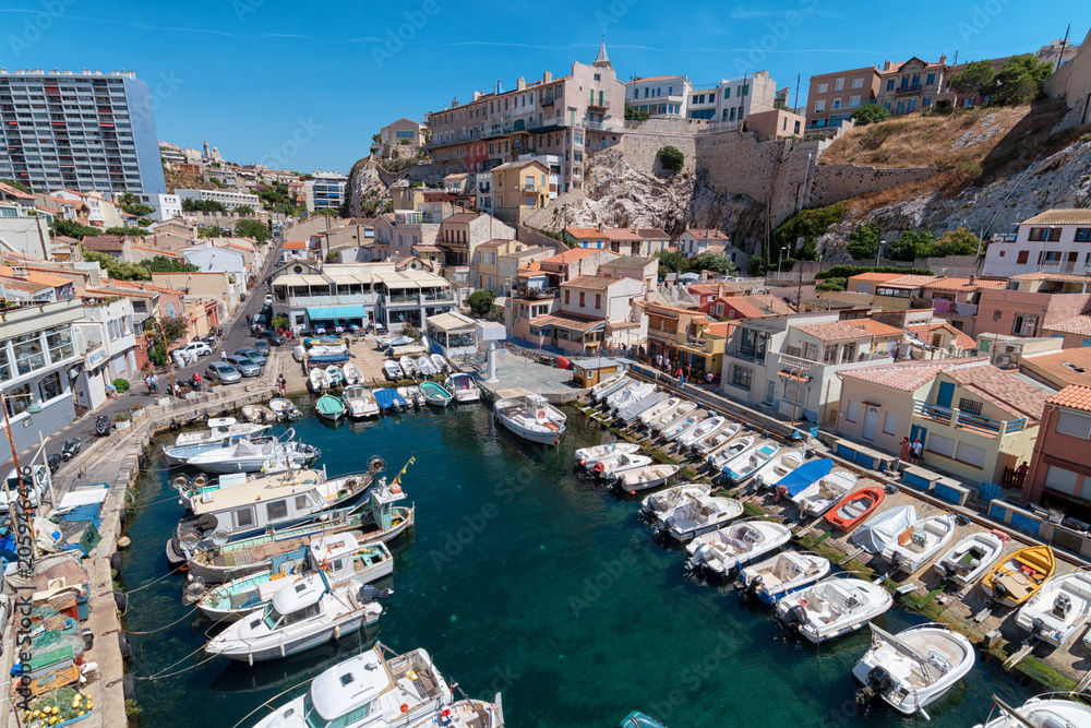 Hafen in Marseille, Frankreich