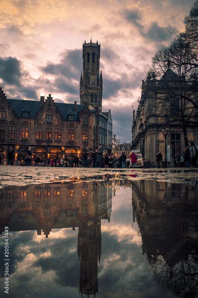 Markt Brugge Belfort 