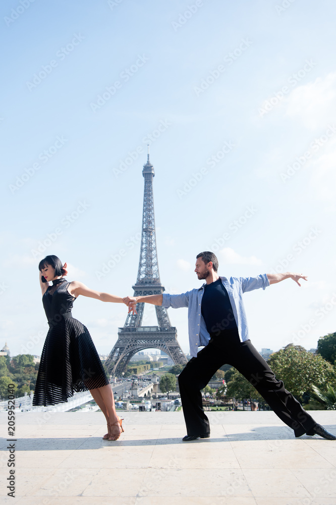 Dance Latin Couple In A Dance Pose Stock Photo 119269740 - Megapixl