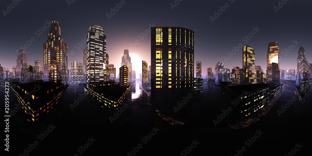 HDRI, Environment map, Equirectangular projection, Spherical panorama