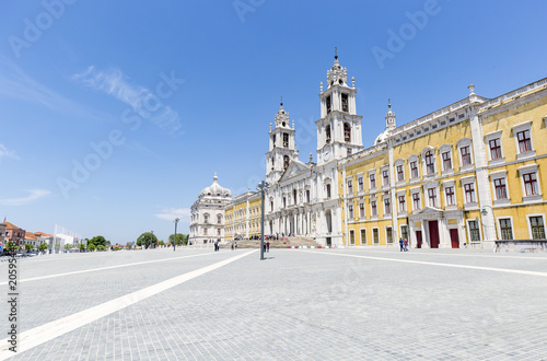 Royal Convent (Palace) of Mafra, Lisbon district, Portugal - 19 May 2018