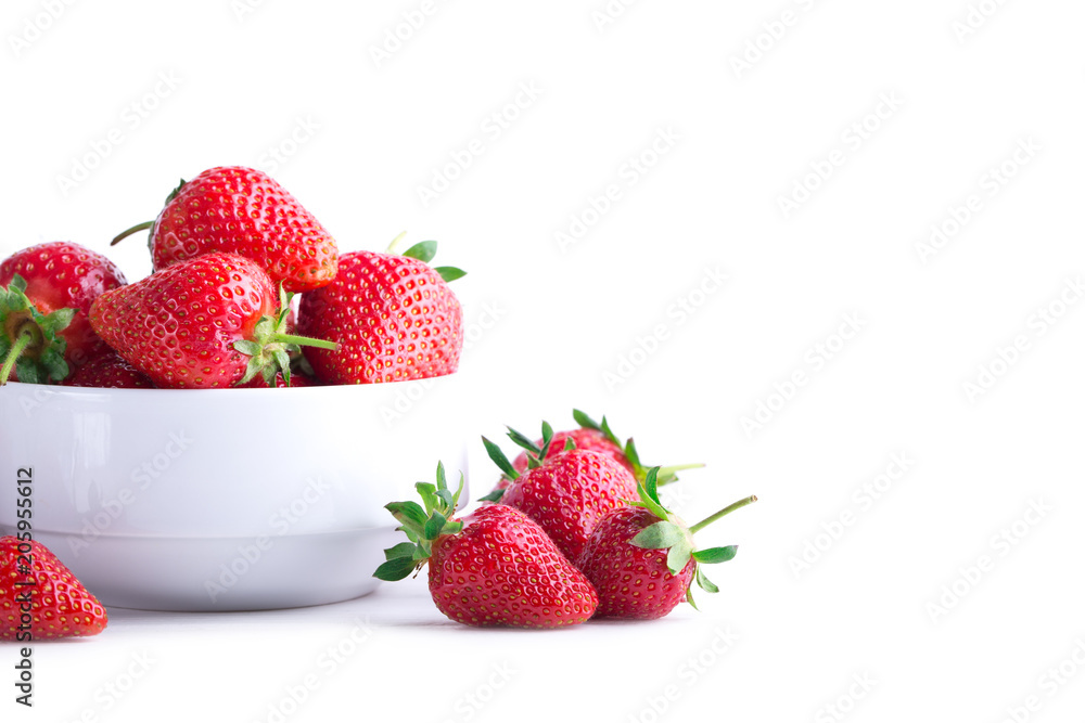 Strawberry isolated on white background. Clipping Path Strawberry isolated on white background. Clipping Path