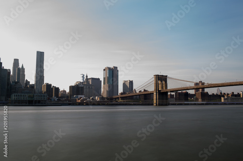 New York  manhattan e ponte di brooklyn