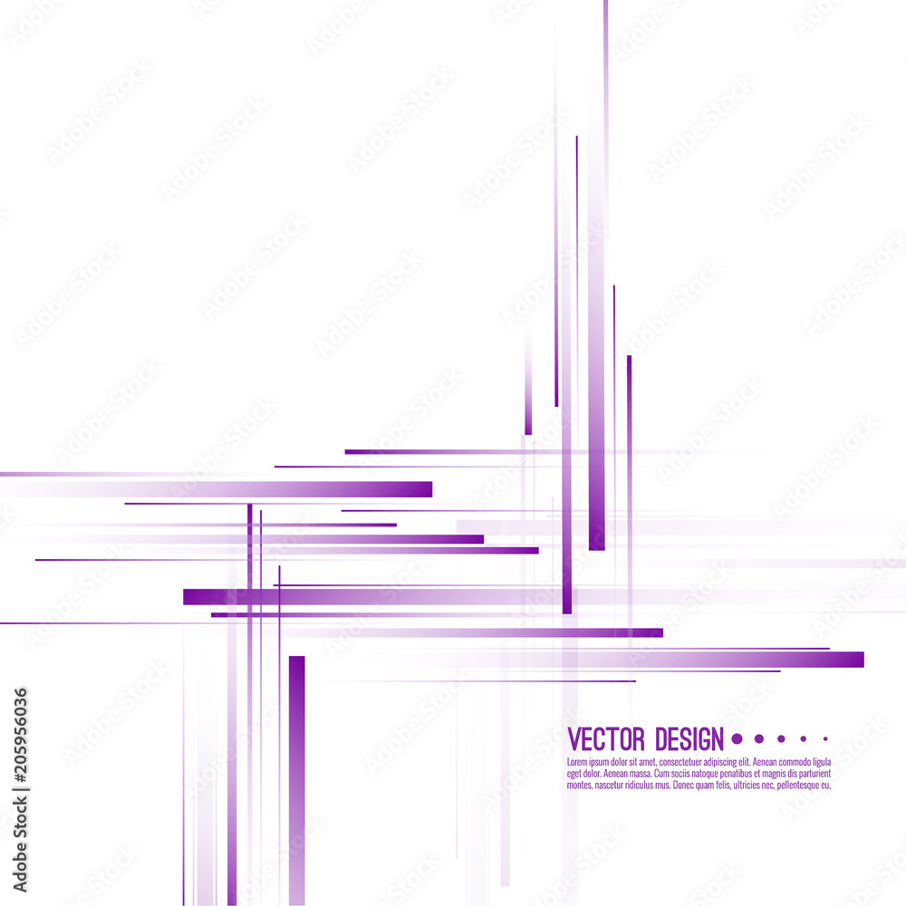 Vector abstract background with straight parallel horizontal and