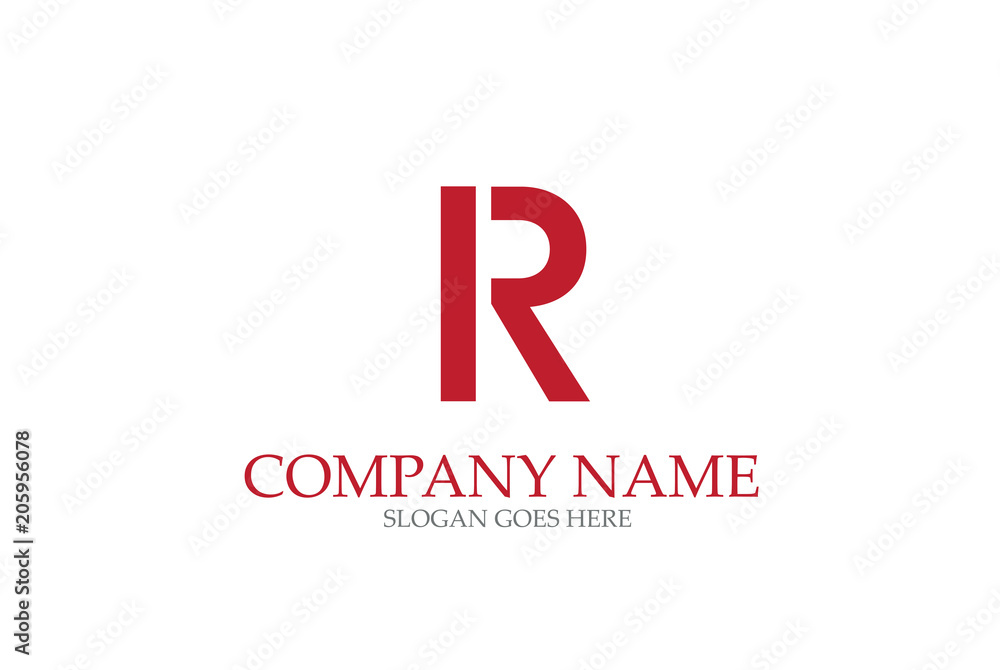 Letter R Logo Design Vector. Letter R Logo Design Vector.