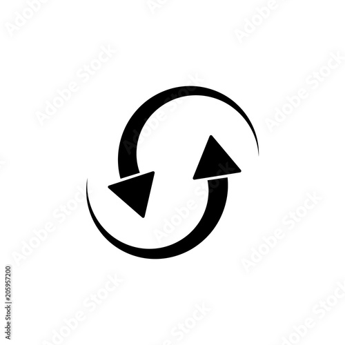 reboot icon. Element of web icon for mobile concept and web apps. Isolated reboot icon can be used for web and mobile