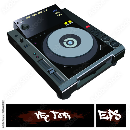 A vector illustration for CDJ