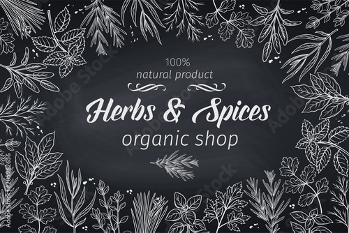 sketch herbs