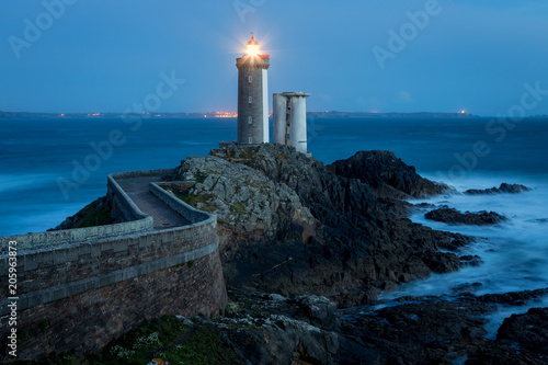 Le Petit Minou lighthouse near Brest city, Bretagne, France