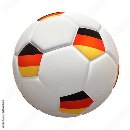 Fu  ball Deutschland Flagge Fahne freigestellt