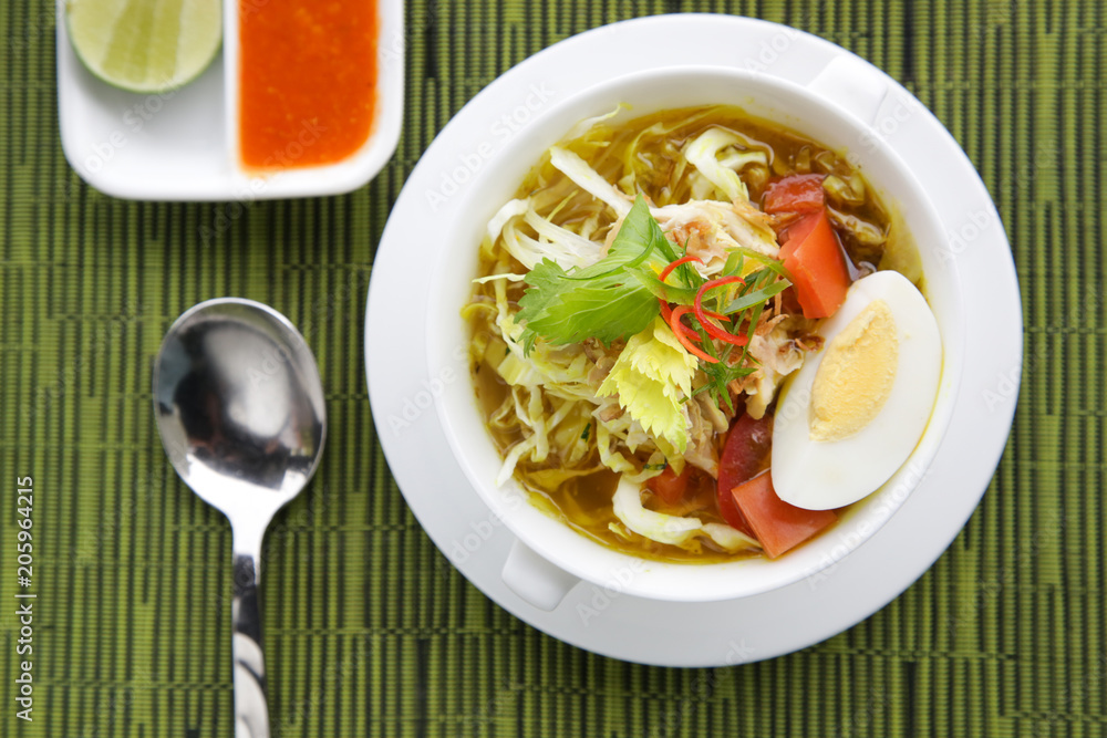 Asian style noodle soup