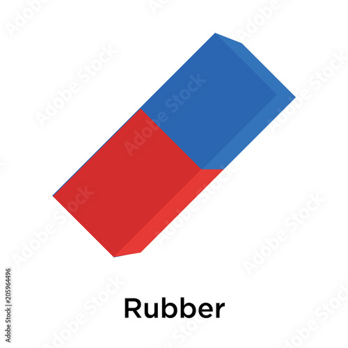 Free Download Rubber icon vector sign and symbol isolated on white background - GFXLoad