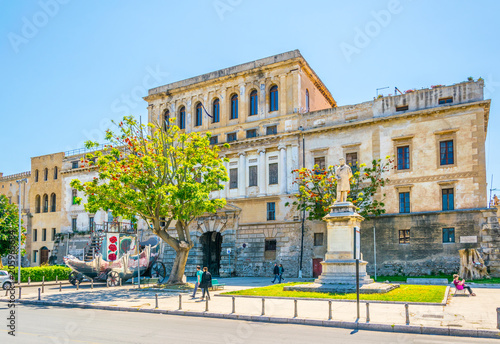 Forcella de la seta and porta dei greci in Palermo, Sicily, Italy