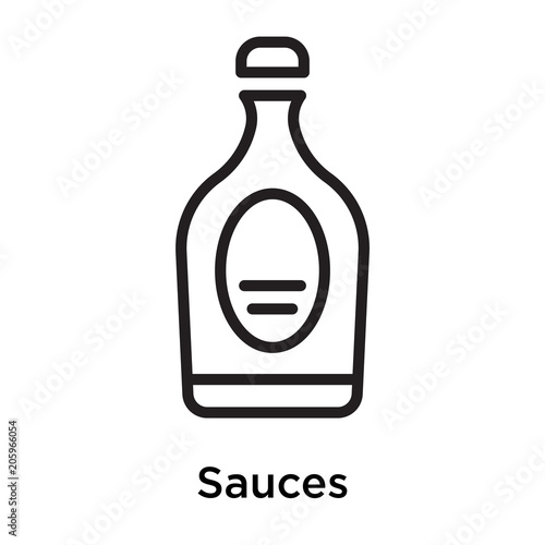 Sauces icon isolated on white background