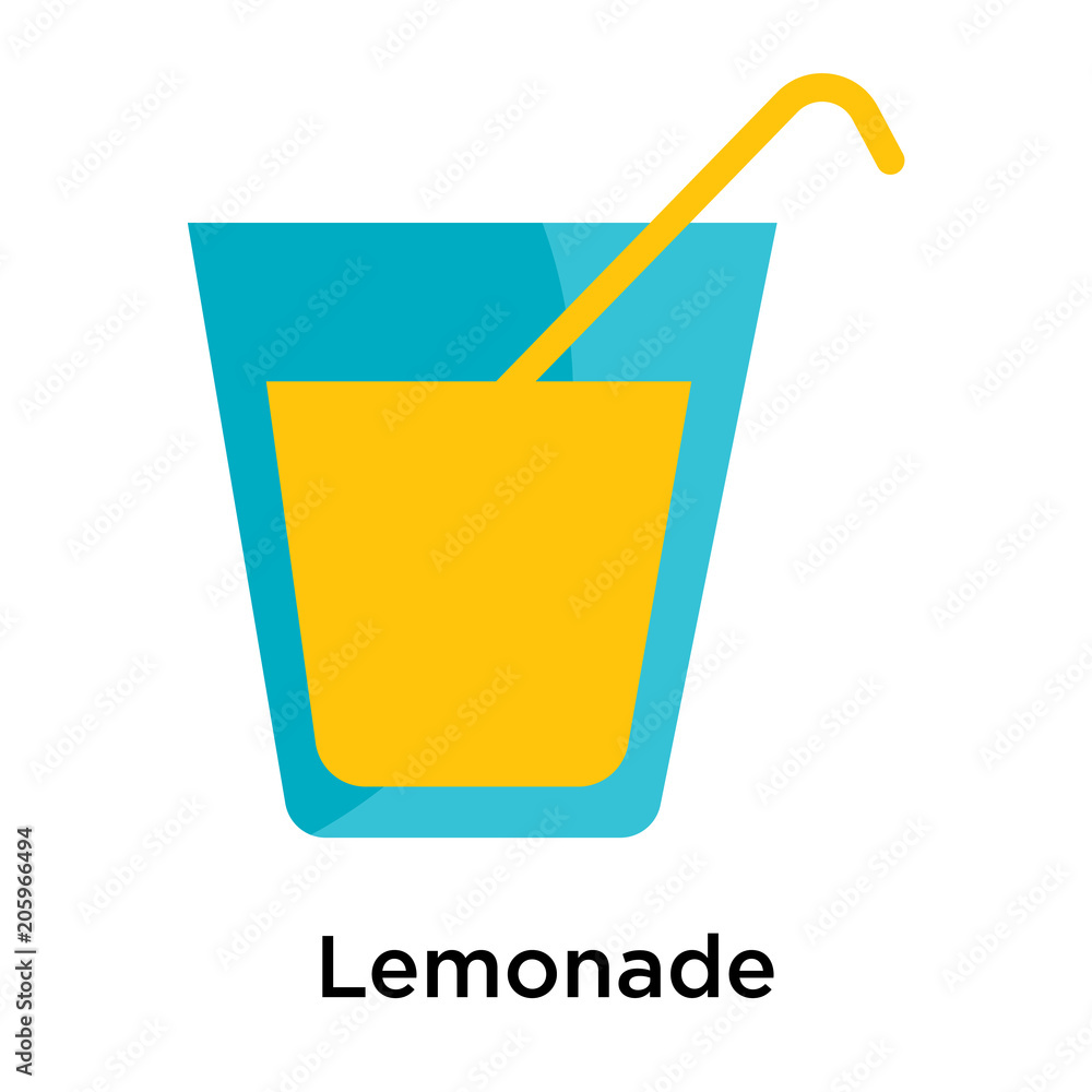 Lemonade icon vector sign and symbol isolated on white background Lemonade icon vector sign and symbol isolated on white background