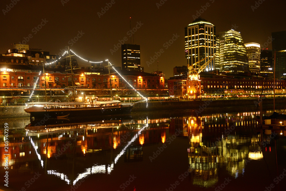 Puerto Madero is one of the most important neighborhoods of Buenos Aires, Argentina