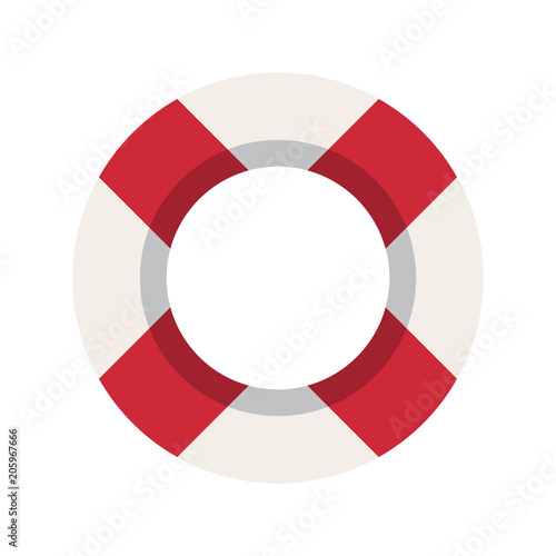 Ring lifesaver float vector illustration graphic design