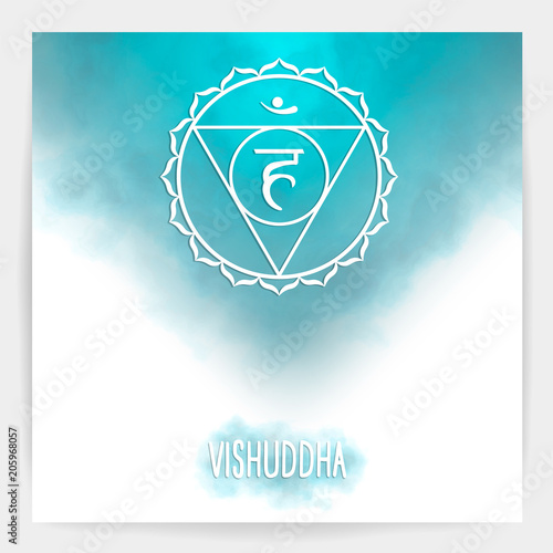 Fifth, throat chakra - Vishuddha.