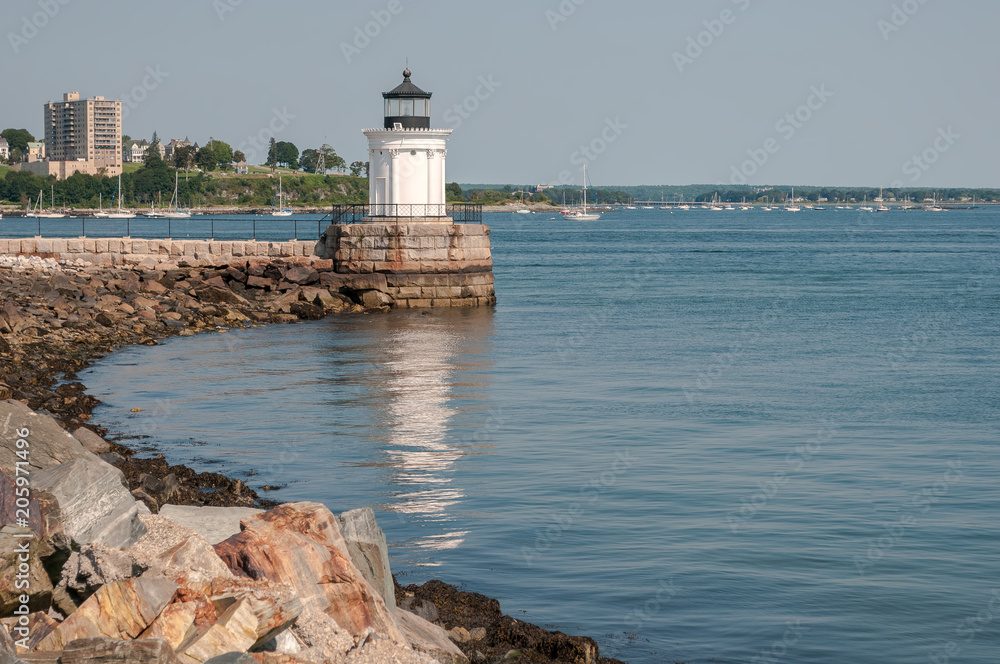 Bug Lighthouse in Portland, Maine (also known as the Portland Breakwater Lighthouse)