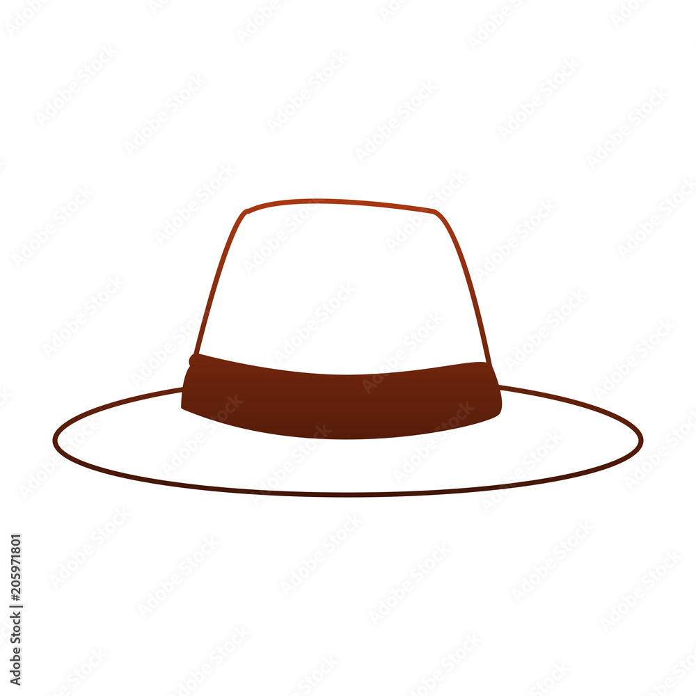 Summer fashion hat vector illustration graphic design Summer fashion hat vector illustration graphic design