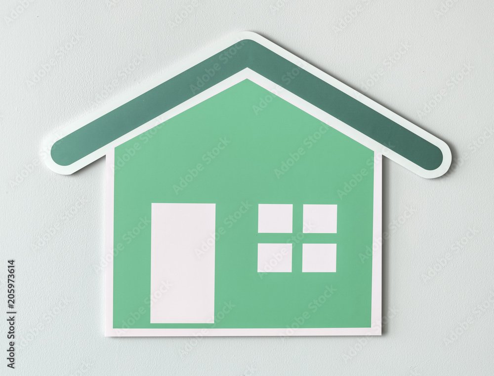 Home insurance cut out icon Home insurance cut out icon