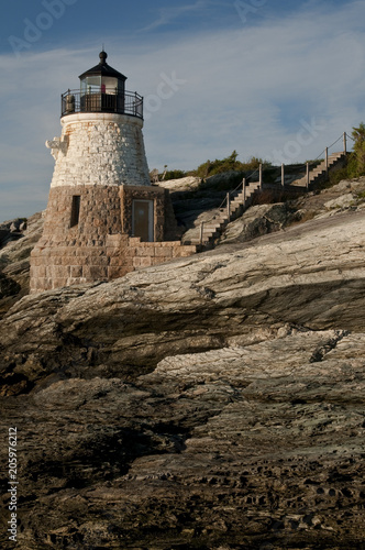 Castle Hill Lighthouse in Newport, Rhode Island