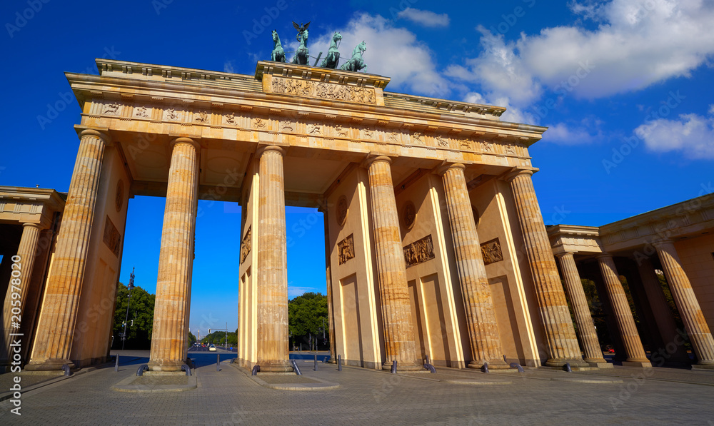 Fototapeta premium Berlin Brandenburg Gate Brandenburger Tor