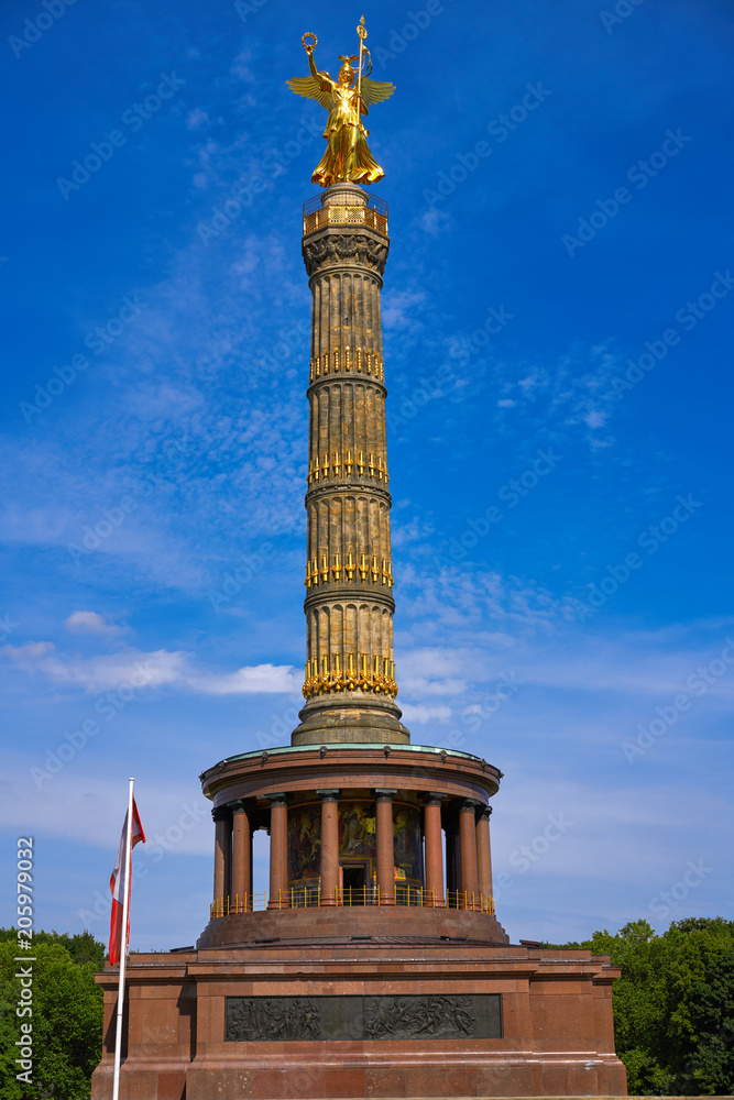 Siegessaule column in Berlin Germany
