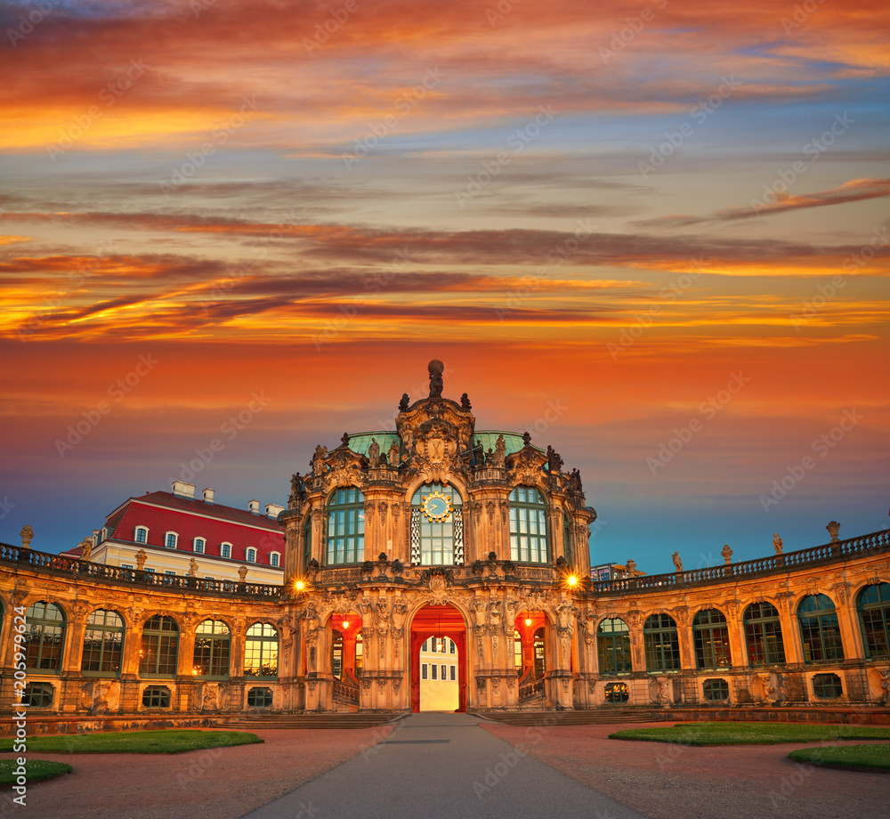 Fototapeta premium Dresden Zwinger in Saxony Germany