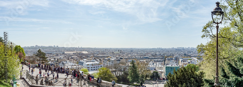Panoramic view of Paris from Montmartre © GuRezende