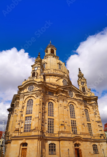 Dresden Frauenkirche church in Saxony Germany photo