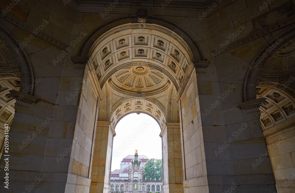 Dresden Zwinger in Saxony Germany