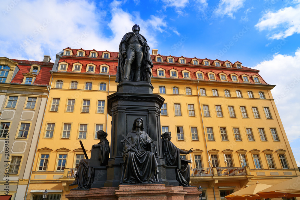 Friedrich August II Sachsen in Dresden Germany