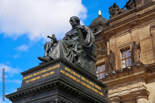 Friedrich August II Denkmal Dresden statue Germany