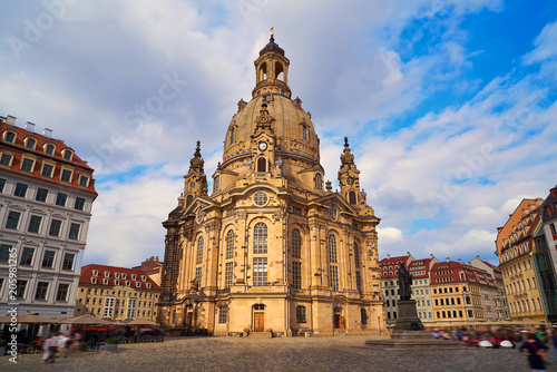 Dresden Frauenkirche church in Saxony Germany