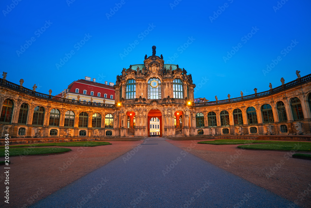 Dresden Zwinger in Saxony Germany