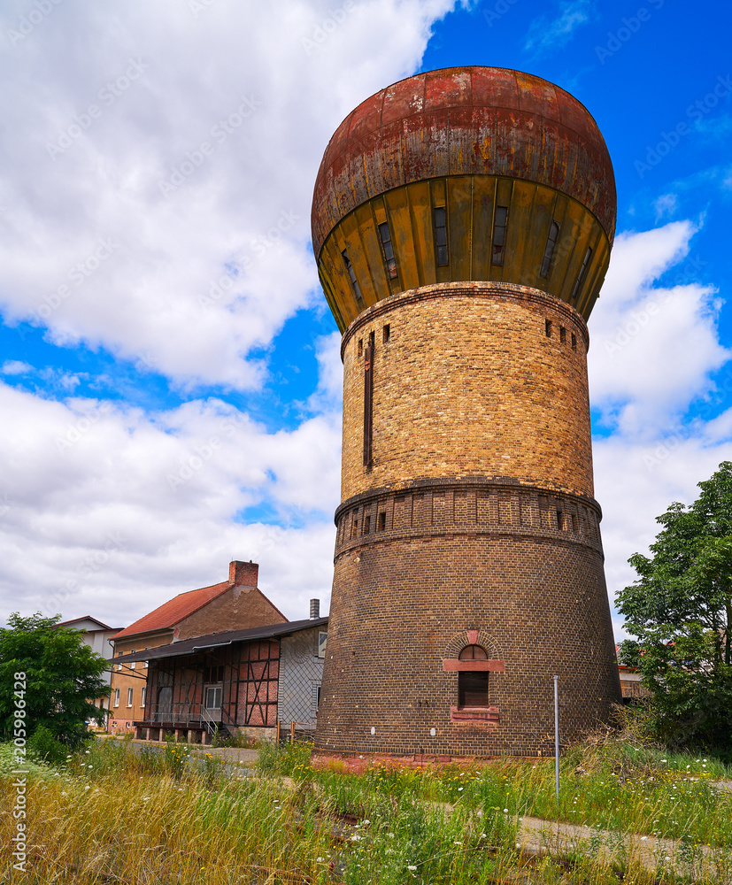 Nordhausen old water tank near Bahnhof in Germany