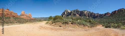 Panorama view from Schnebly Hill Road in Sedona, Arizona