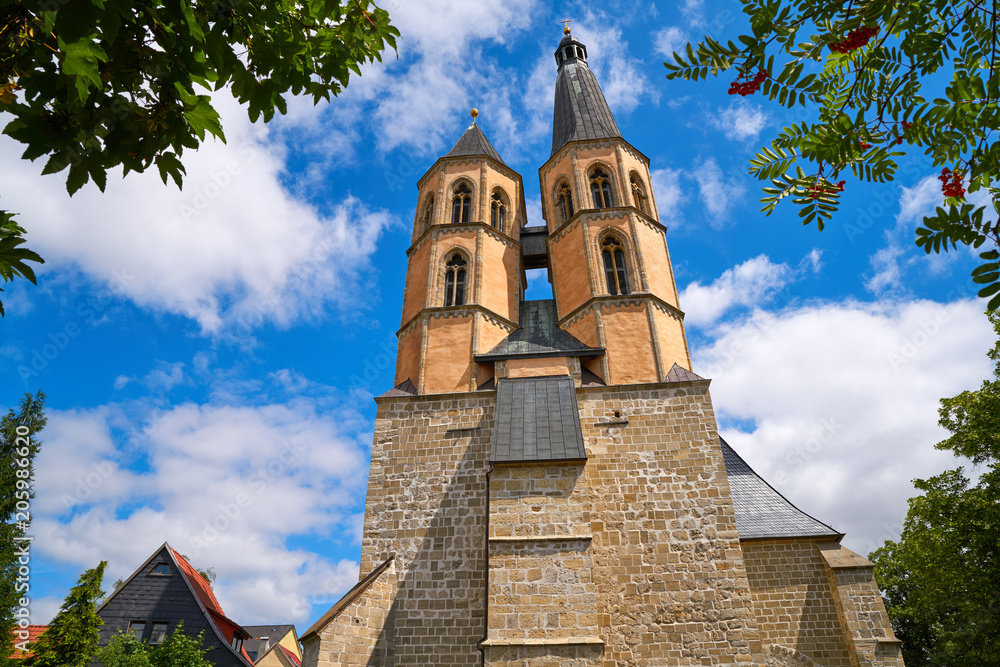 Fototapeta premium Nordhausen St Blasii church Thuringia Germany