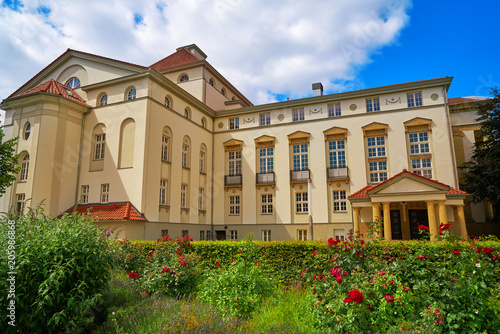 Nordhausen Theater and garden in Harz Germany