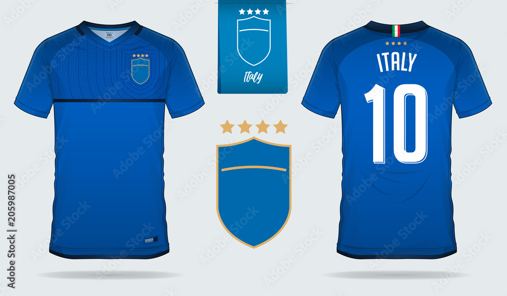 Vetor de 06Set of soccer jersey or football kit template design for