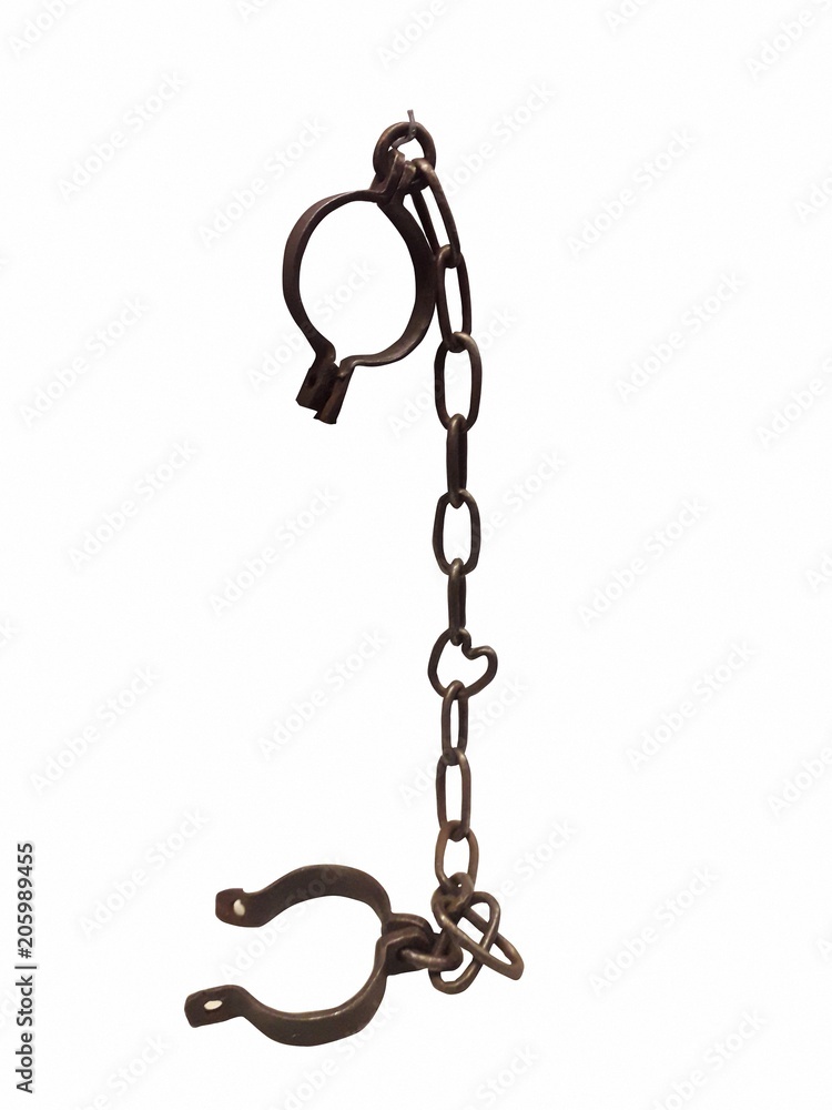 Obraz premium Leg shackles for convicts.