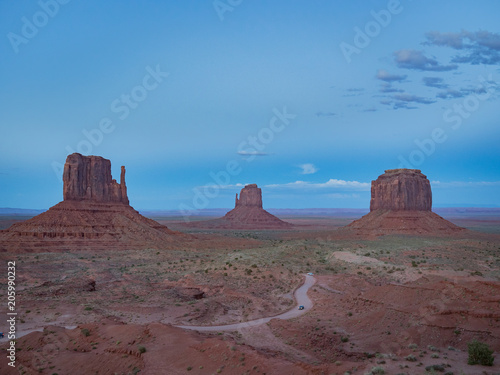 evening of monument valley