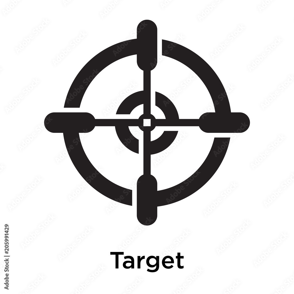 Target icon isolated on white background Target icon isolated on white background