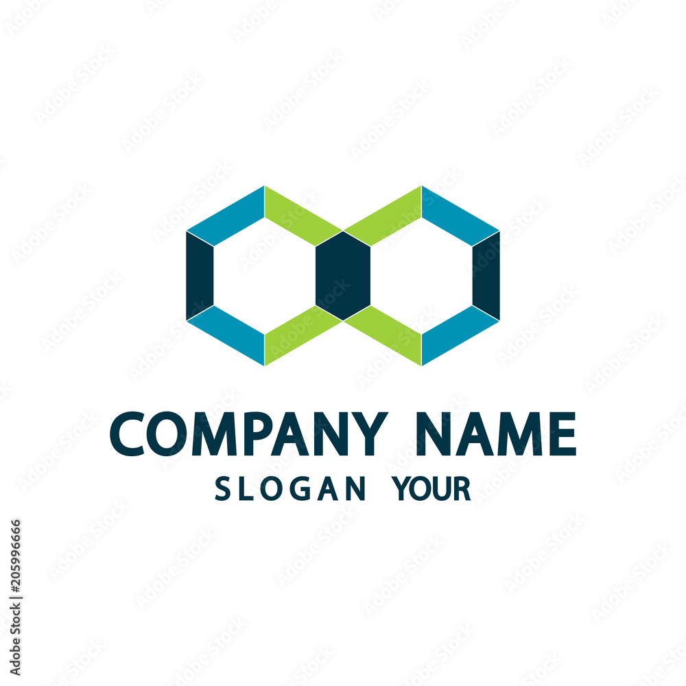 Abstract logo company business.Corporate design element.vector illustrator