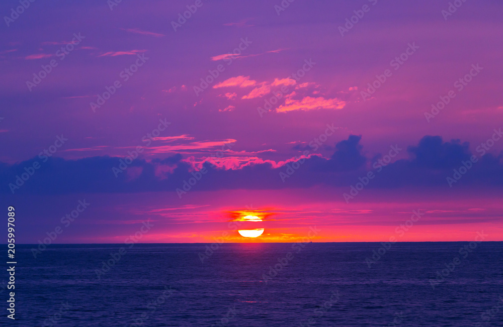 Fototapeta premium Sea sunset