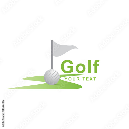 golf game logo design